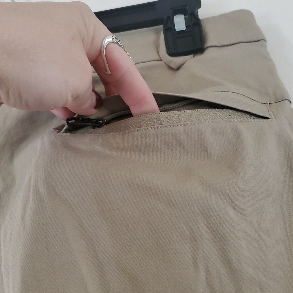 Mens Lululemon Commission Pants Size 31 Khaki 5 Pocket - Picture 8 of 12